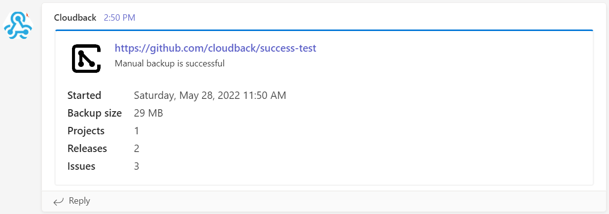 MS Teams instant notification